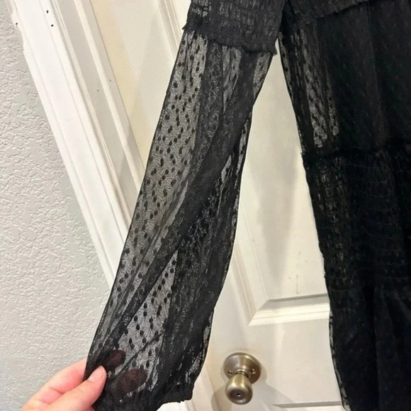 Anthropologie Maeve Samara mesh floral embroidered‎ dress size small - Picture 8 of 9